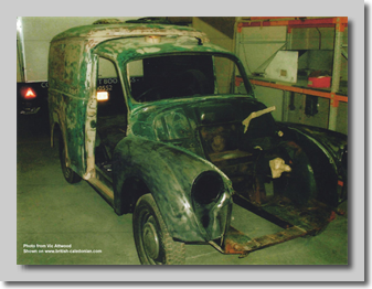 Stripped back and being prepared for paint